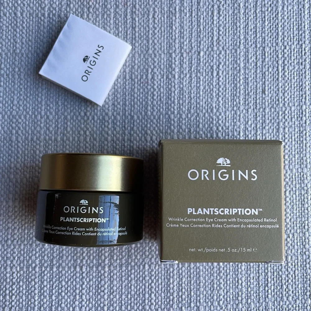 ORIGINS Plantscription Wrinkle Correction Eye Cream with Encapsulated Retinol